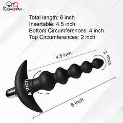 Kaamastra's Vibrating 5 Anal Beads