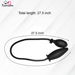 Kaamastra's Inflatable Anal Plug Black