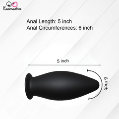 Kaamastra's Inflatable Anal Plug Black