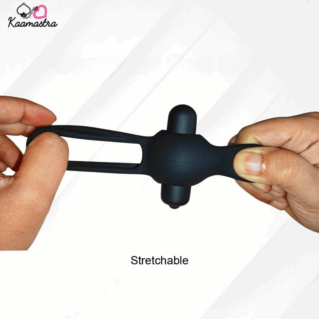 Vibrating Penis Ring-Black