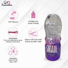 Kaamastra's Snail Crystal Clear Masturbaion Cup