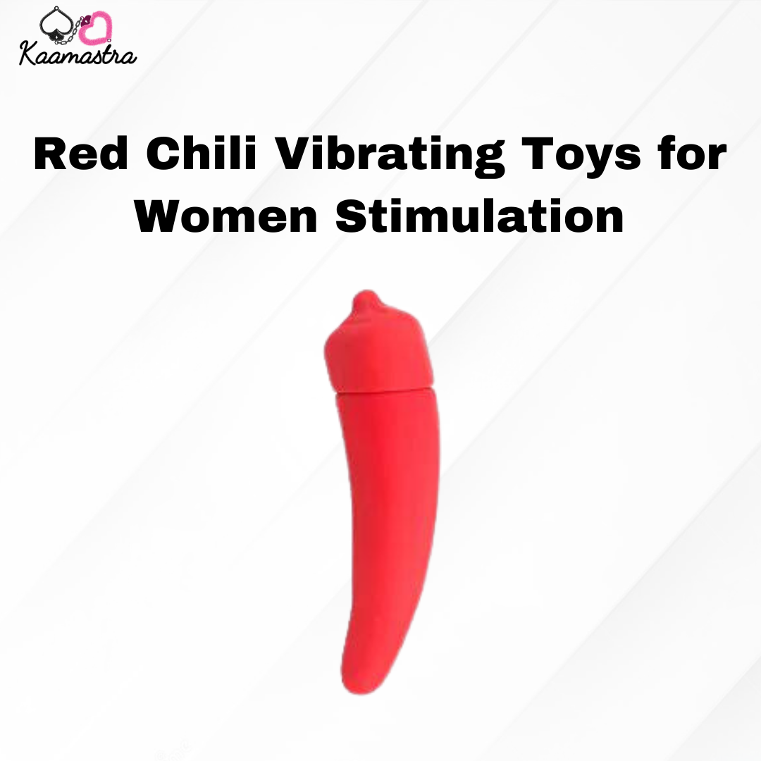 Kaamastra Red Chili Vibrating Toys for Women Stimulation