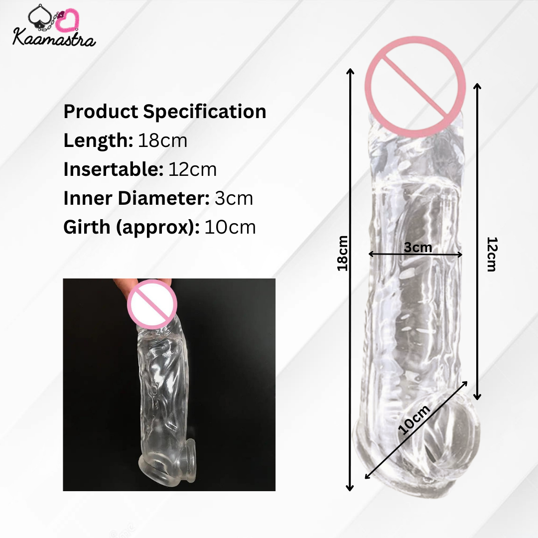 sizes of penis sleeve on kaamastra