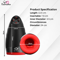 O touch Lip Automatic Masturbator for Men on Kaamastra
