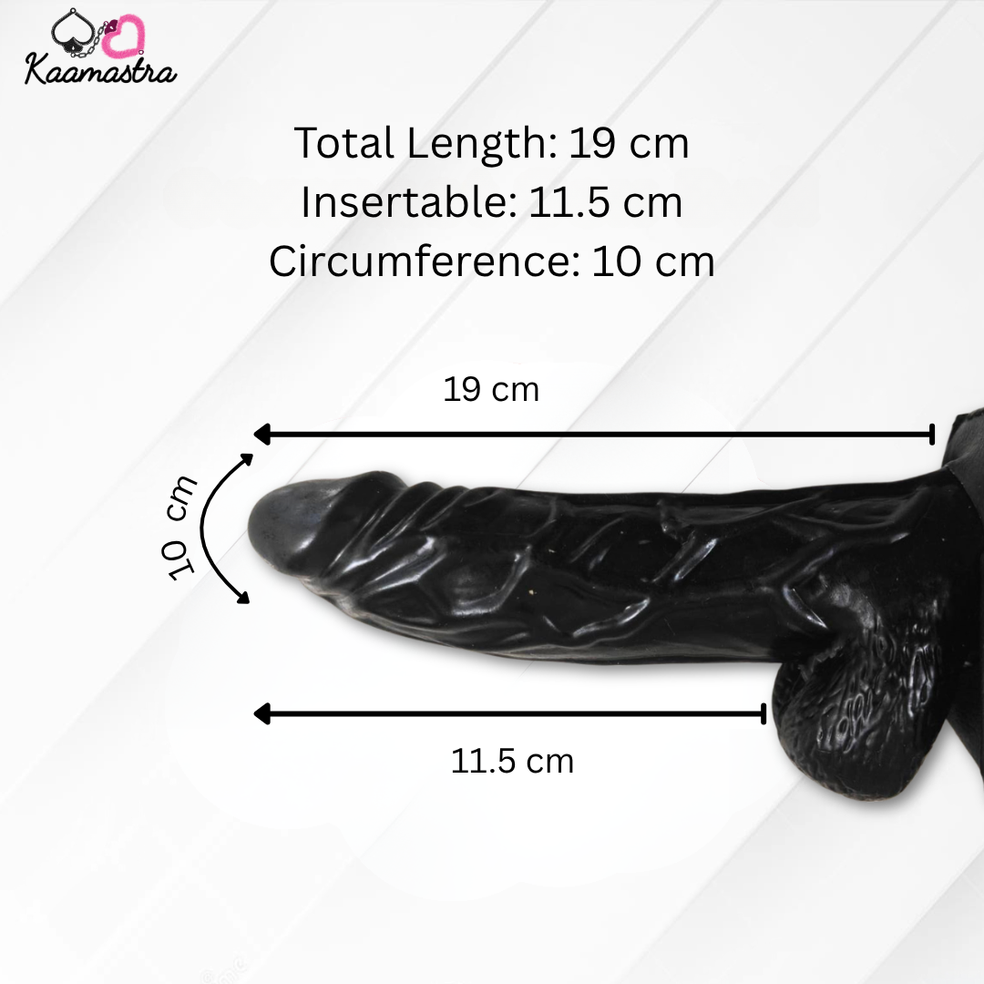 Measurement chart for a product with dimensions labeled on a white background