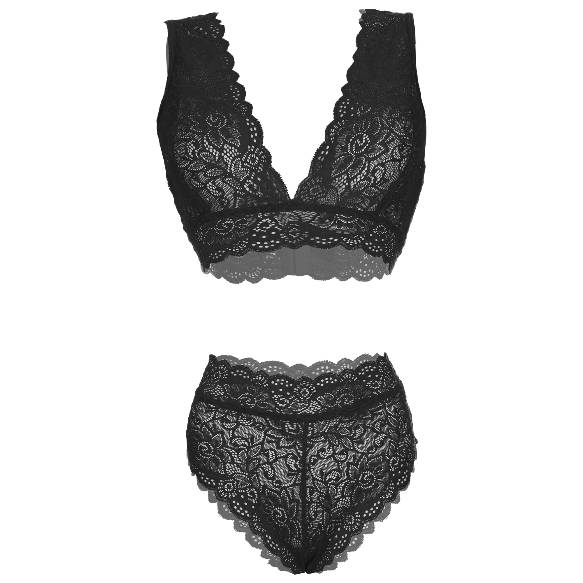 Kaamastra Polyester V Shape Lingerie Set