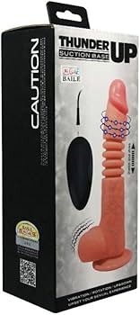 Thunder Up Suction Base Thursting Sex Dildo on Kaamastra
