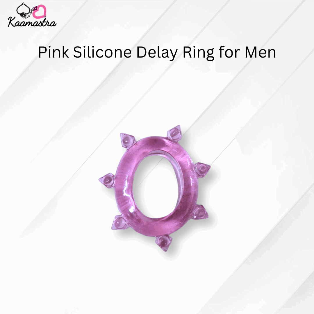 Kaamastra Pink Silicone Delay Ring for Men