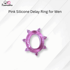 Kaamastra Pink Silicone Delay Ring for Men