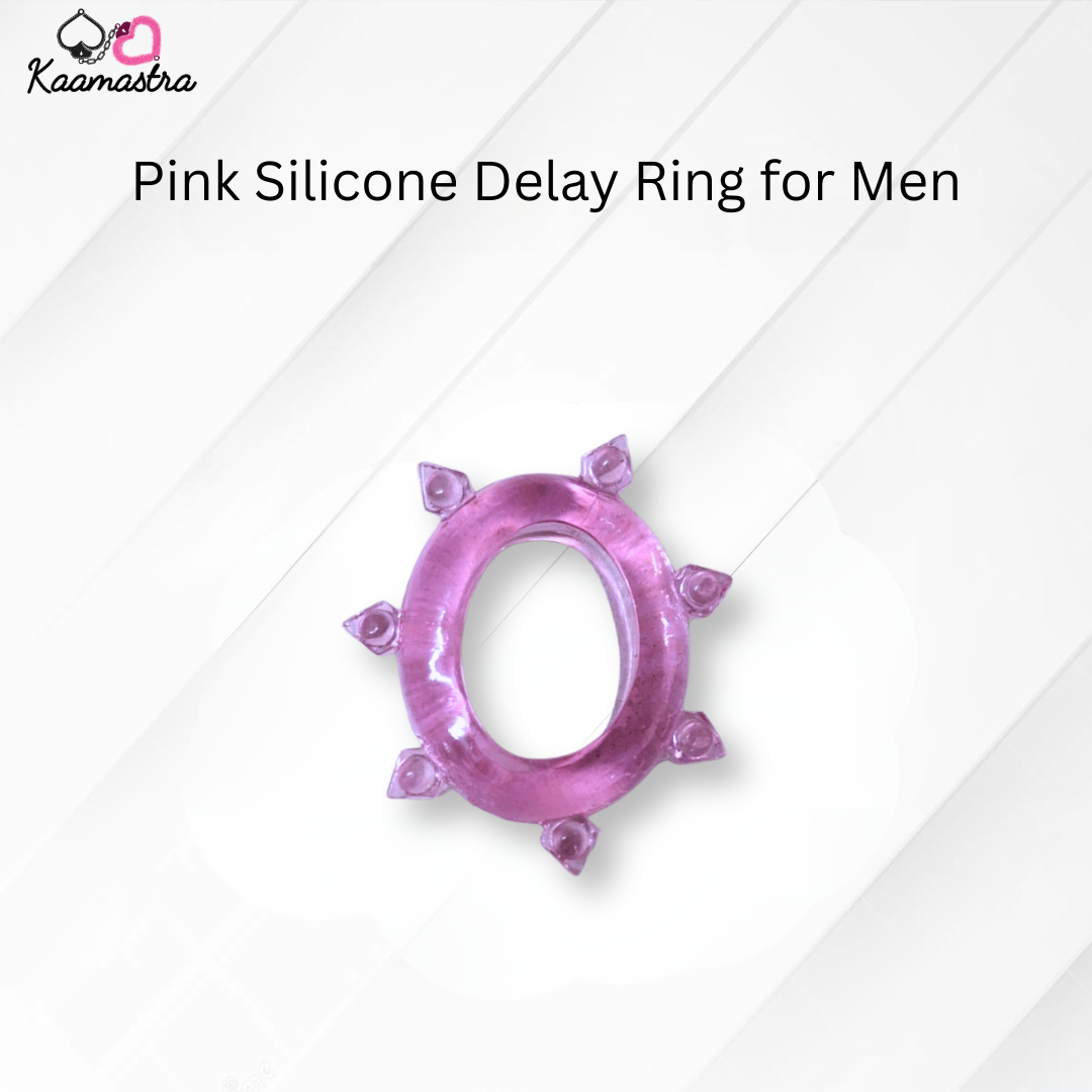 Kaamastra Pink Silicone Delay Ring for Men