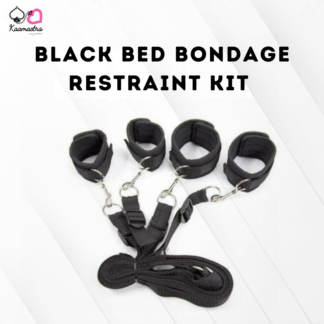 Kaamastra Black Bed Restraint Kit