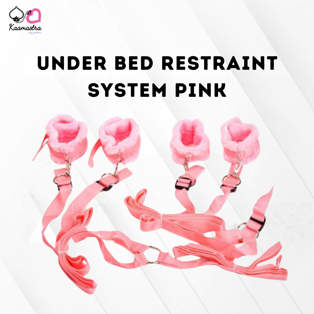 Pink Fur bed restraint kit on Kaamastra