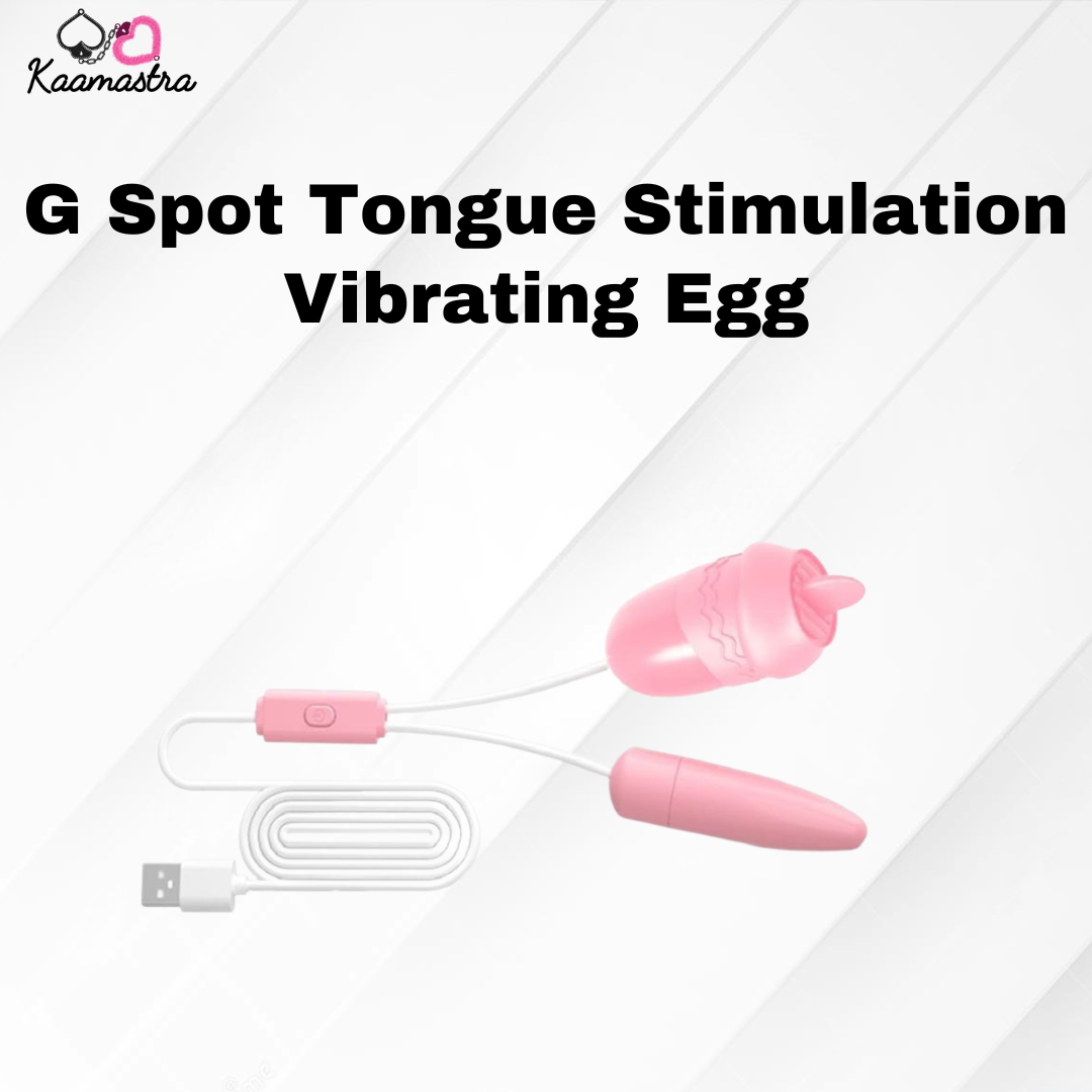 Kaamastra G Spot Tongue Stimulation Vibrating Egg