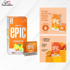 Manforce Epic Desire Orange Flavor Condom Pack of 10
