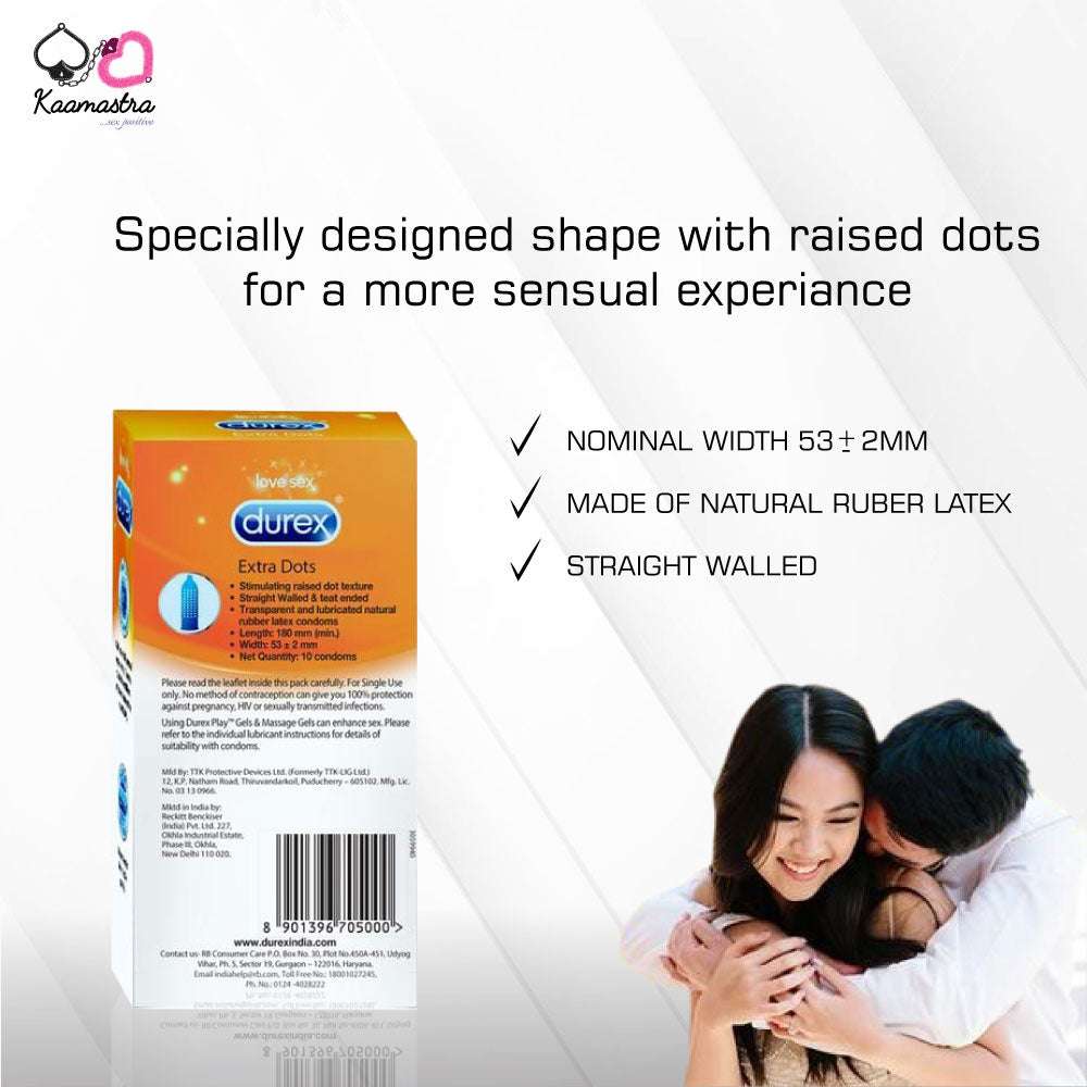 Durex dotted condom on Kaamastra