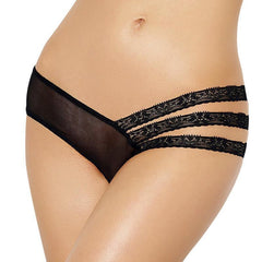 Asymmetrical Mesh Lace Panty for Women at itspleaZure