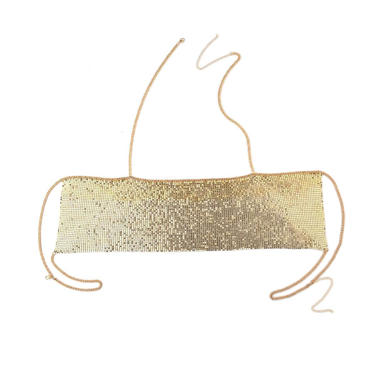 Kaamastras Gold Sequins Bra