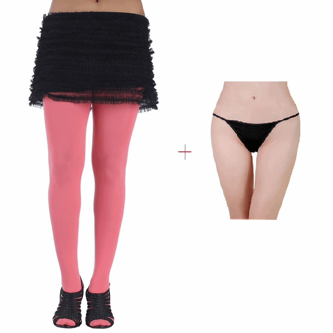 Kaamastra Pink Tights & Free Thong