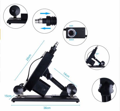 Kaamastra Men and Women Love Sex Machine ( Black)