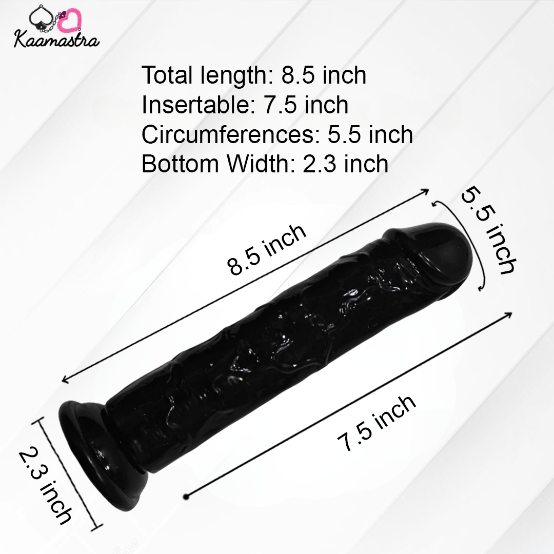 Kaamastra's Black Suction Dildo For Women