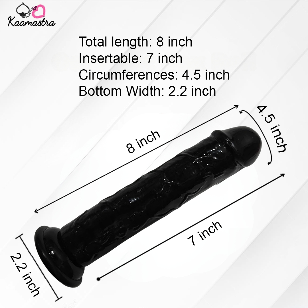 Kaamastra's Black Suction Dildo For Women