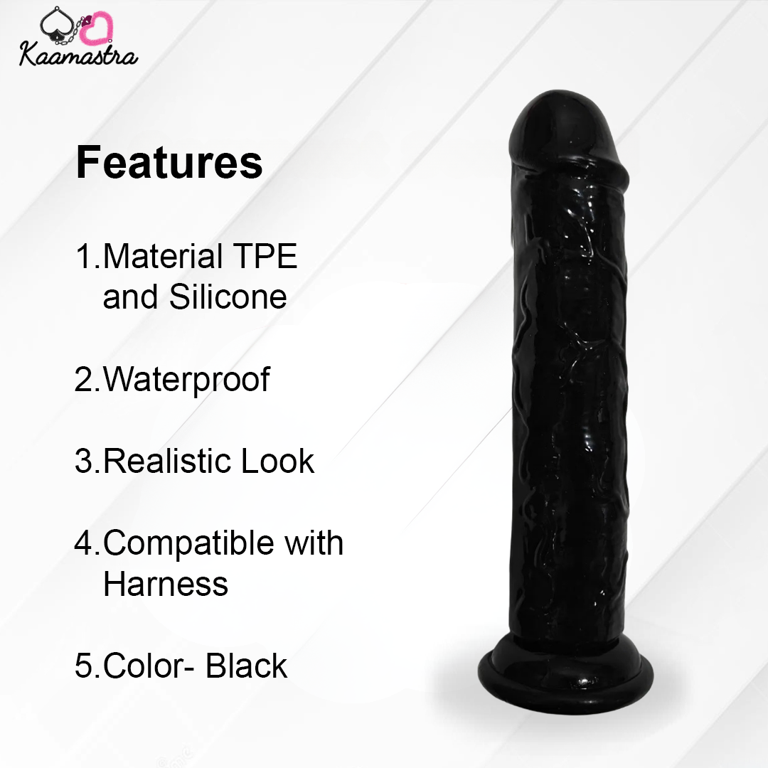 Kaamastra's Black Suction Dildo For Women