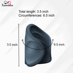 Kaamastra Black Vibrating Beat Stroker