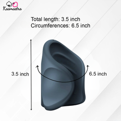 Kaamastra Black Vibrating Beat Stroker