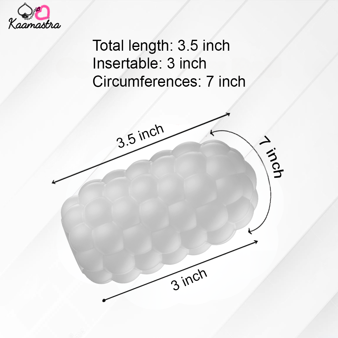 Calmras Tic Soft silicone Stroker for Men on Kaamastra