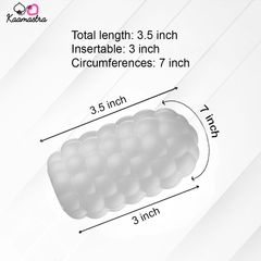 Calmras Tic Soft silicone Stroker for Men on Kaamastra