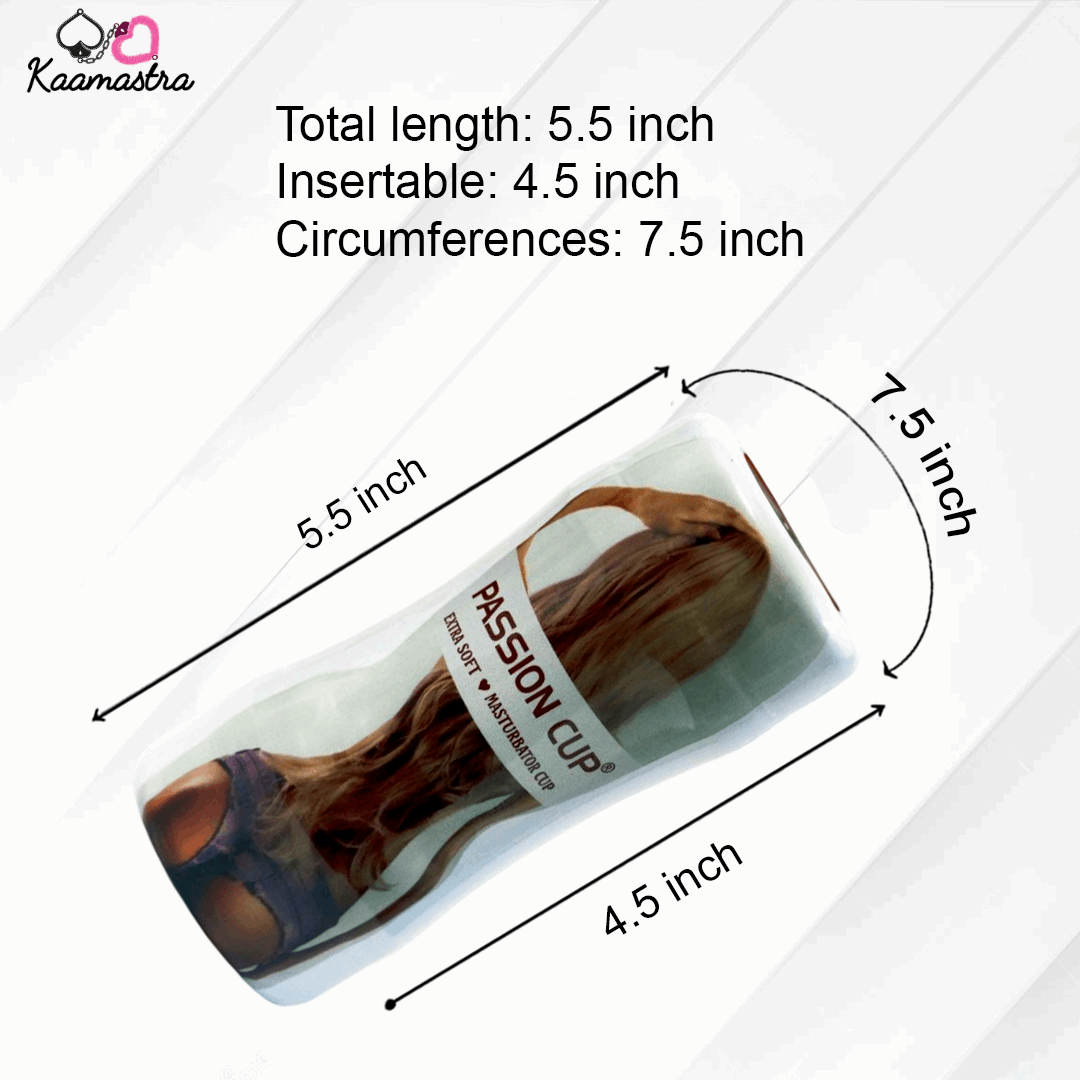Passion Cup Extra Soft Masturbator for Men on Kaamastra