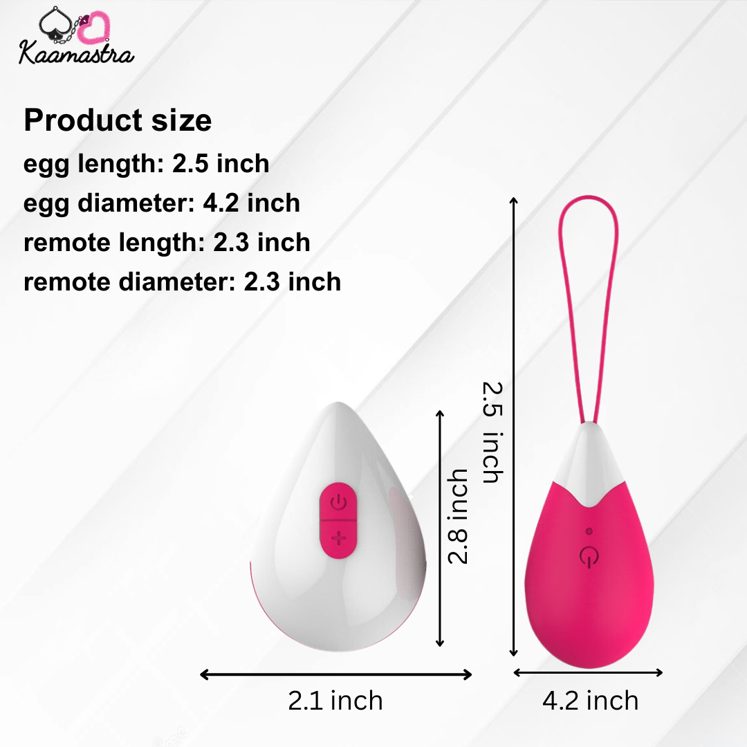 Kaamastra Wireless Vibrating Egg with Remote