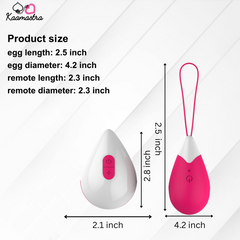 Kaamastra Wireless Vibrating Egg with Remote