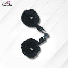 Kaamastra's Black Fur Handcuffs