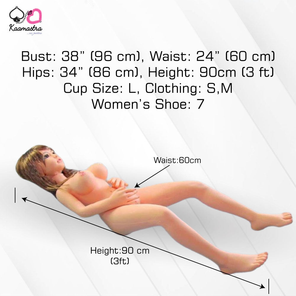 Kaamastra Soft Silicone 3ft Sex Doll
