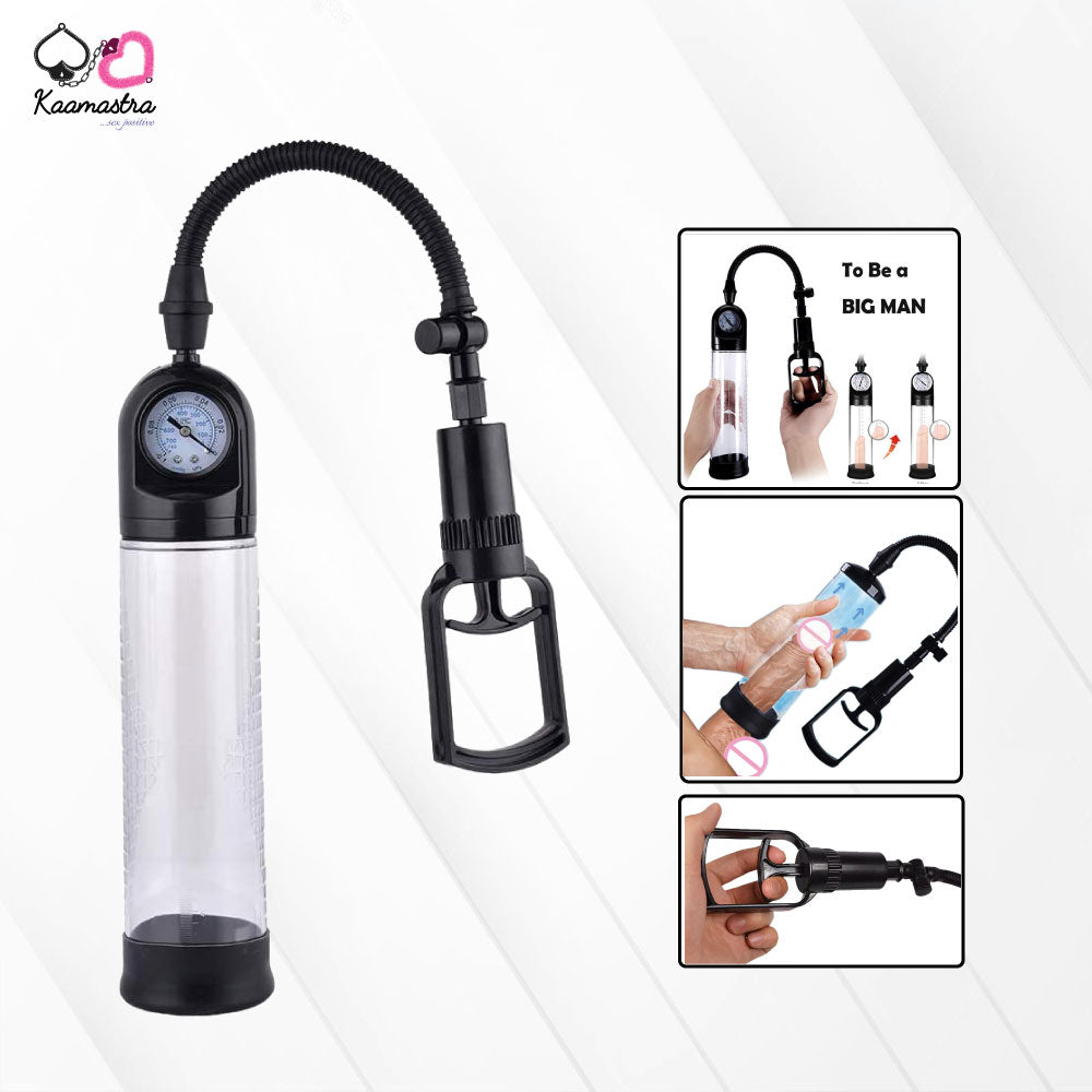 Manual suction penis enlargement pump on Kaamastra 