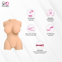 Kaamastra Half Body Soft Silicone Sex Doll