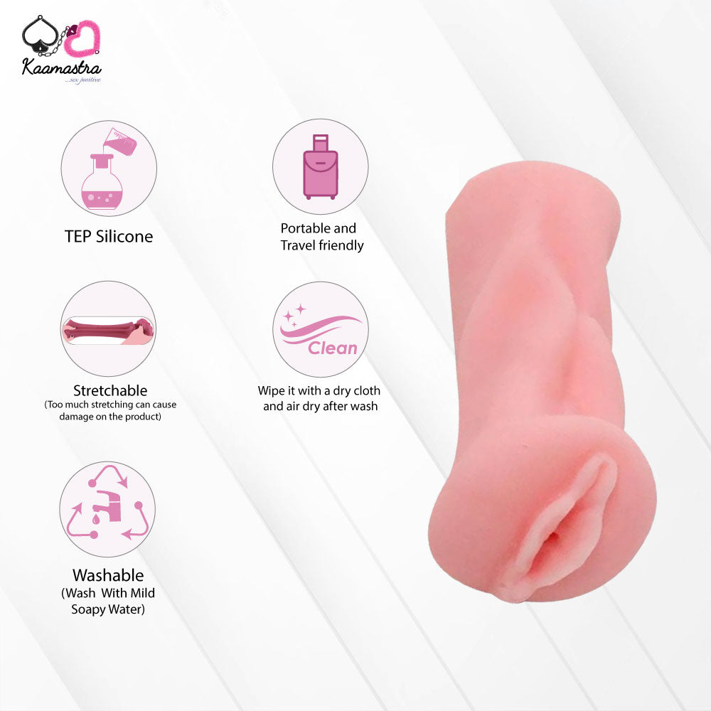 Vaginal shape blowjob toy for men on Kaamastra
