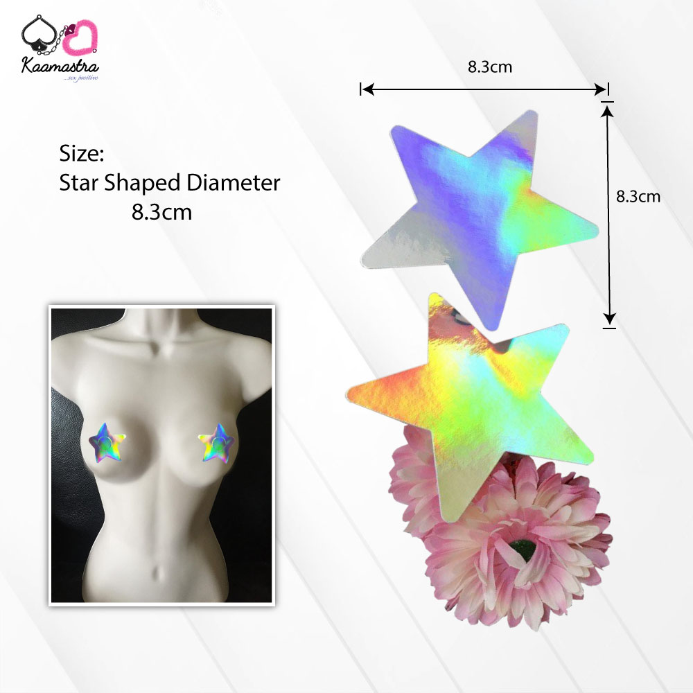 Kaamastra TPU Laser Print Star Shape Nipple Pasty
