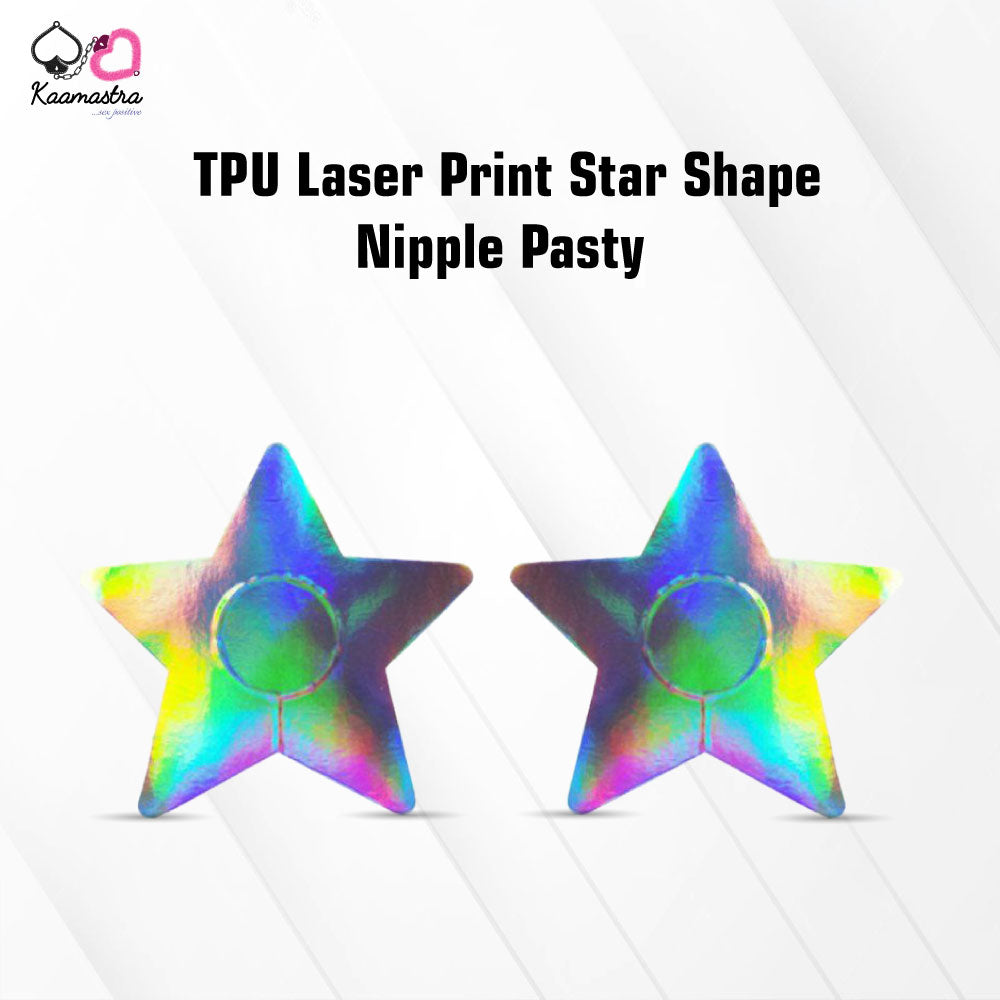 Kaamastra TPU Laser Print Star Shape Nipple Pasty