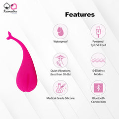 Kaamastra Mini Whale - App Vibrator