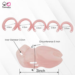 Kaamastra Advance Chastity Cage Penis Lock- Pink