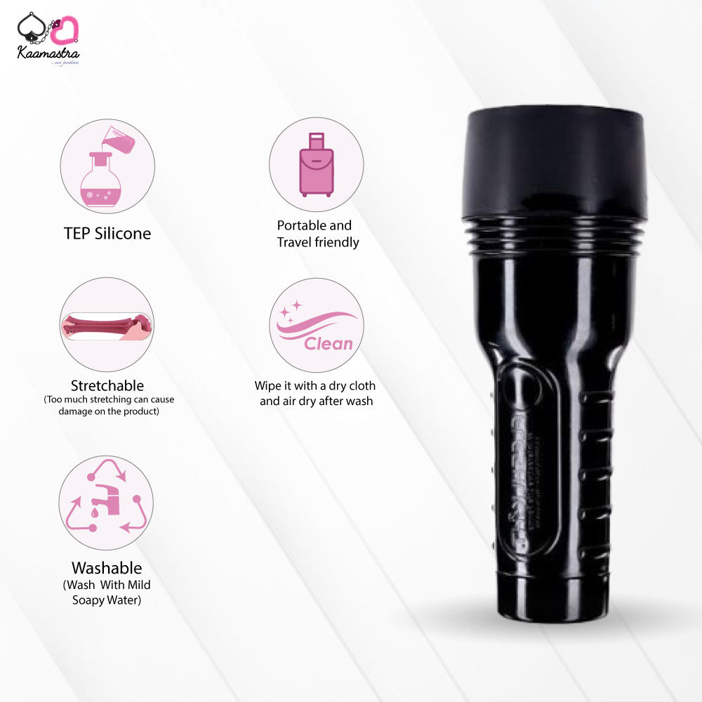 features of a masturbating sleeve in a fleshlight on Kaamastra 