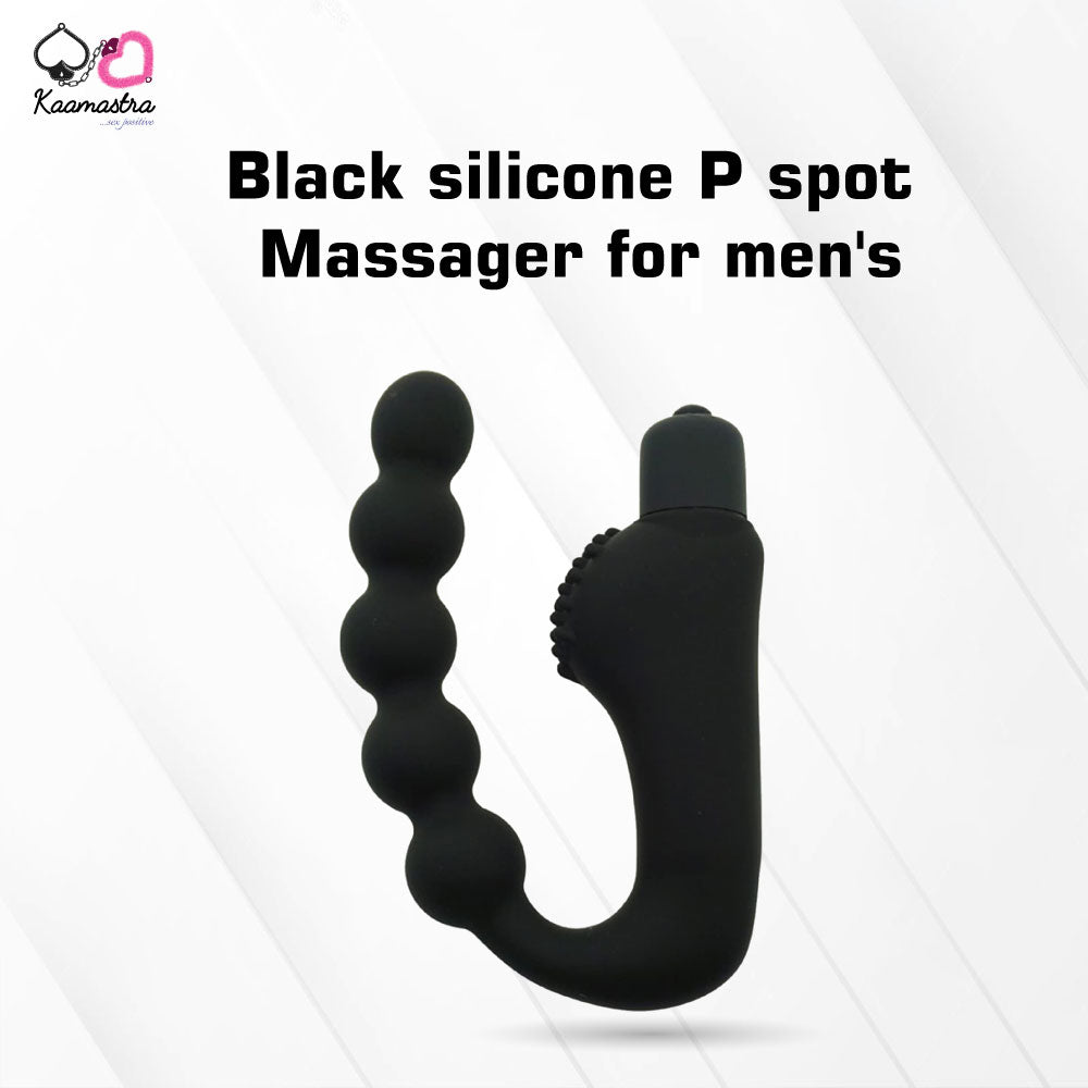 Kaamastra Black silicone P spot Massager for Men