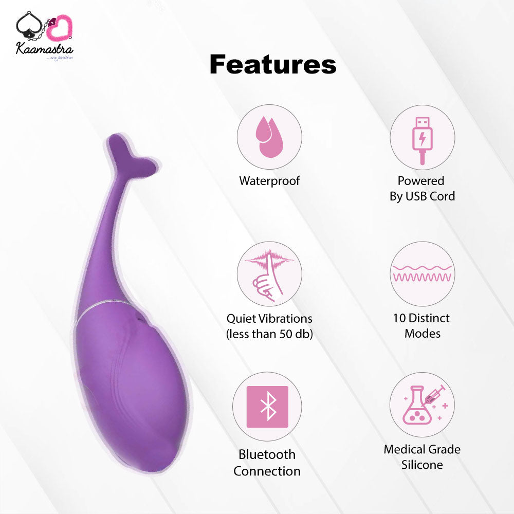 Kaamastra Blutooth connect App Dolphin Vibrator
