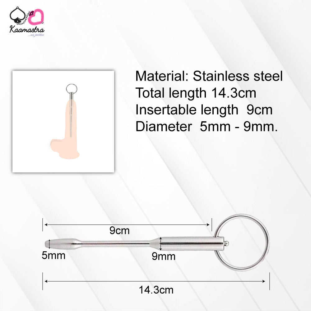 Kaamastra Stainless Steel Catheter Urethral Device