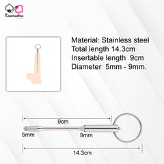 Kaamastra Stainless Steel Catheter Urethral Device