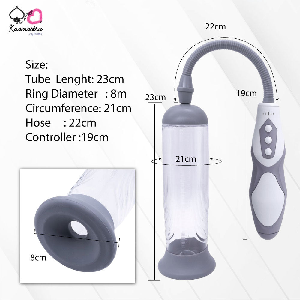 sizes of penis pump on Kaamastra 