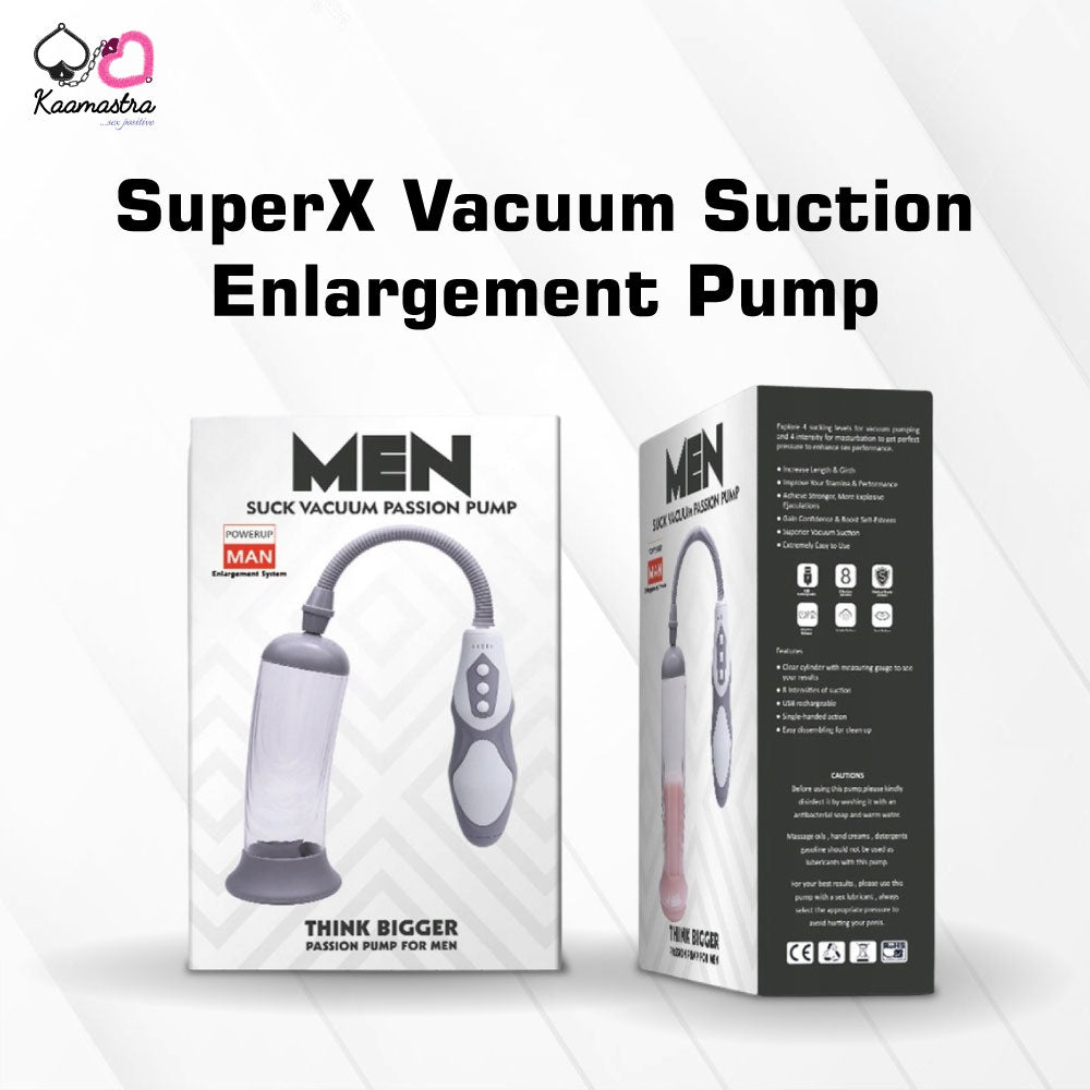 Superx penis extending pump on Kaamastra