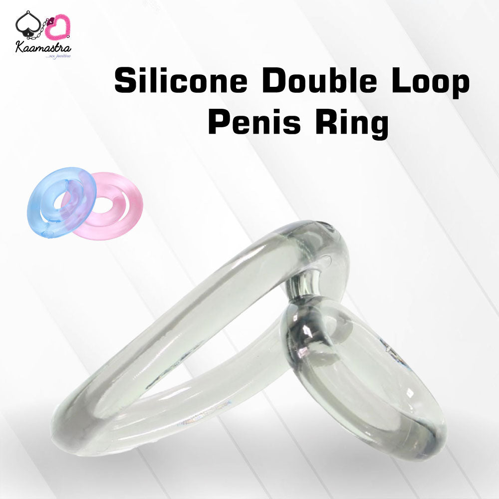 Kaamastra Silicone Double Loop Penis Ring